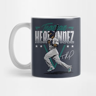 Teoscar Hernandez Seattle Triangle Name Mug